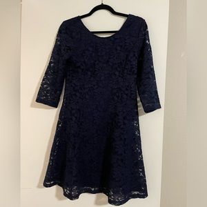 Beautiful Navy lace cocktail dress